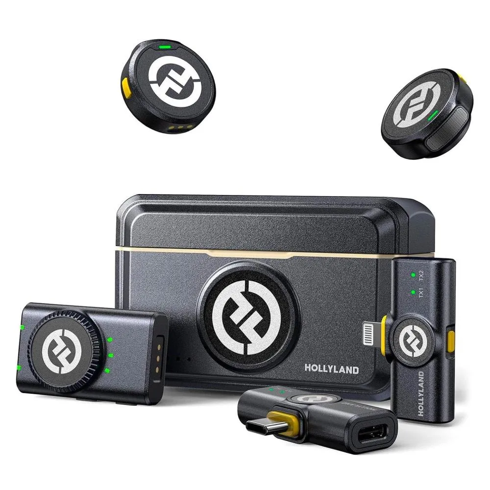 Microfones sem fio Hollyland Lark M2
