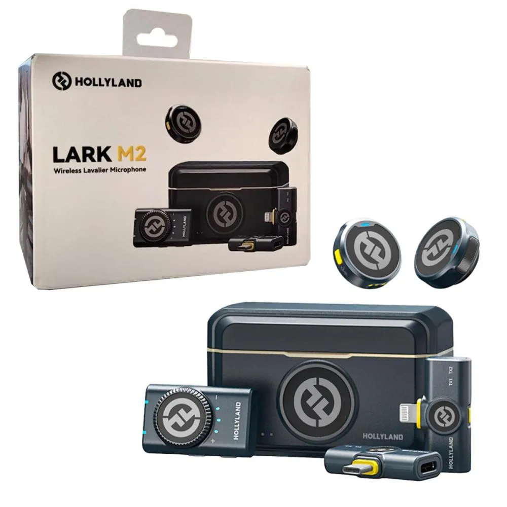 Microfones sem fio Hollyland Lark M2
