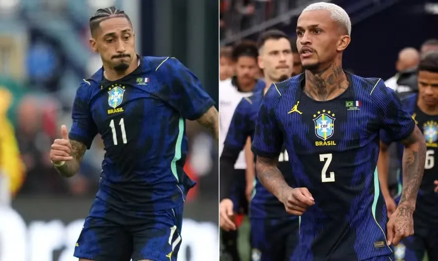 Raphinha e Wesley são cortados da seleção brasileira