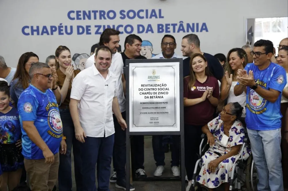 Governador interino Roberto Cidade reforça ações de esporte e lazer com entrega do Centro Social Chapéu de Zinco, no bairro Betânia