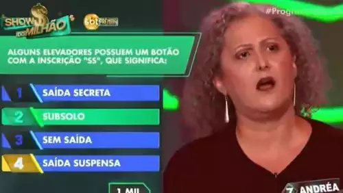 Participante do Show do Milhão erra primeira pergunta e sai sem ganhar nada
