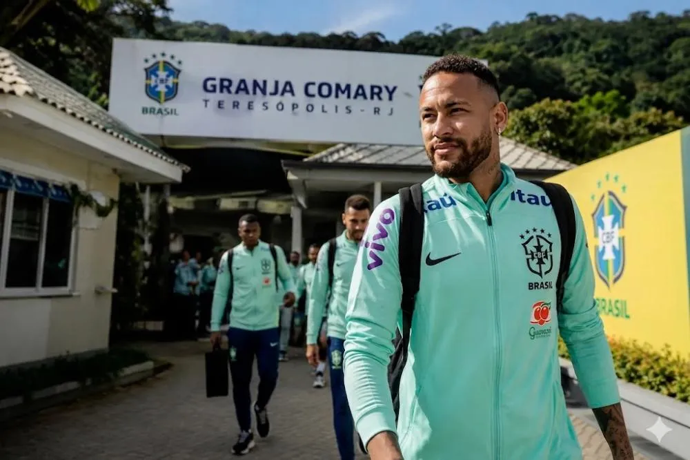 Seleção brasileira se apresenta na Granja Comary para a Copa do Mundo