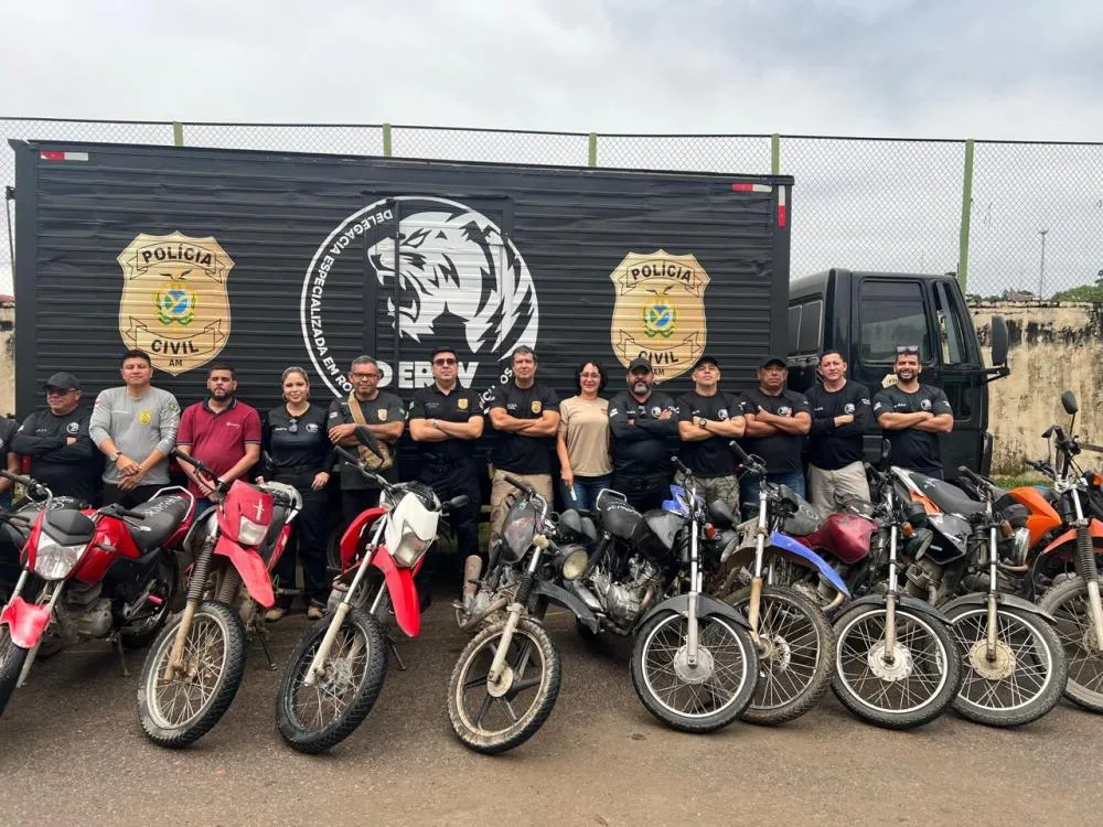 Em Rio Preto da Eva, PC-AM deflagra Operação Protetor Sem Fronteiras e apreende 12 motocicletas