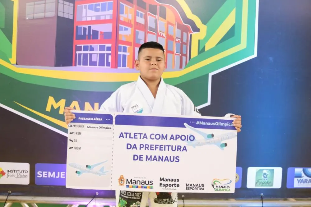 Prefeitura de Manaus leva mais de 50 atletas para representar o Amazonas no maior campeonato de jiu-jítsu do Brasil