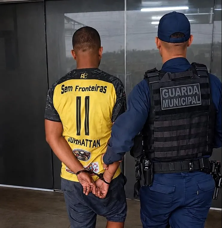 Guarda Municipal de Manaus prende indivíduo com mandado de prisão em aberto na zona Sul